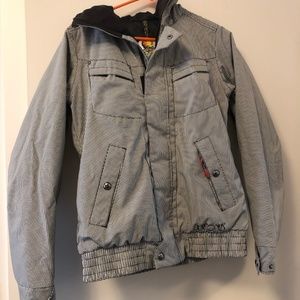Checkered ski/snowboard jacket (small)